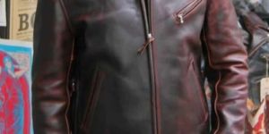 Mens Winter Leather Jacket