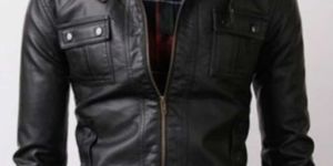Slim Fit Mens Leather Jacket
