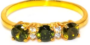 Sterling Silver Peridot Gemstone Ring