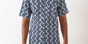 Mens Sanganeri Cotton Shirt