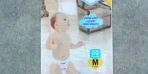 Multicolor Printed Baby Diaper Packaging Pouch