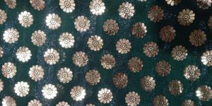 Floral Foil Printed Fabric