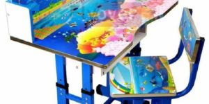 Rectangular Kids Study Table with Chair