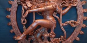7 Feet Height Teakwood Nataraja Statue