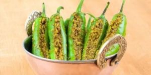 Stuffed Green Chilli Pickle