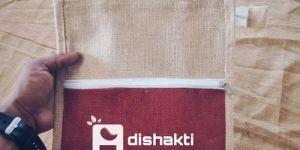 Printed Jute Grocery Bag