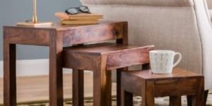 Wooden 3 Listing Table Set