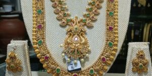 Antique Brass Necklace Set