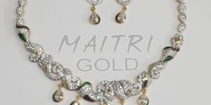 Party Wear Traditional Gold Necklace Set