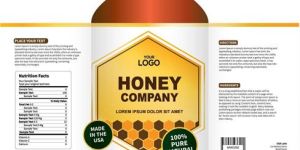 Honey Bottle Labels