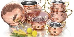 Welded Handle Punjabi Copper Handi