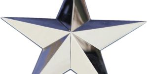 Chrome Star Badges
