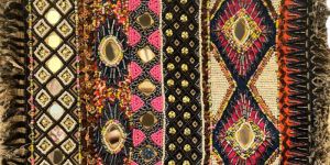 Multicolor Clutch Beaded Bag