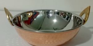 Serving Copper Kadai