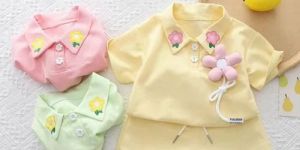 Hosiery Cotton Top Tshirt and Shorts Set