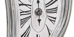 Vintage Retro Art Novelty Melting Wall Clock