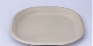9 Inch Plain Square Sugarcane Bagasse Plates