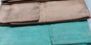 Tissue Fabric Silver Zari