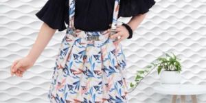 Girls Designer Skirt And Top