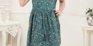 Girls Fancy Printed Frock