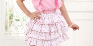 Girls Fancy Skirt and Top