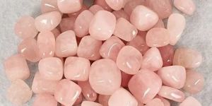 Rose Quartz Tumbles Stone