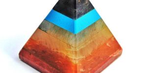 Seven Chakra Crystal Pyramid