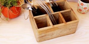 Wooden Cutlery Holder
