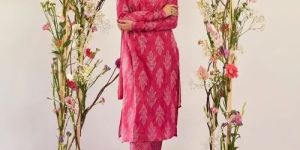 Ladies Printed Pant Suit