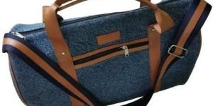 Designer Leather Duffle Bag