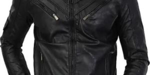 Mens Black Leather Jacket