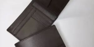 Mens Black Leather Wallet