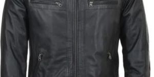 Mens Leather Full Sleeve Jacket