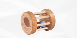 Wooden Drum Rattle