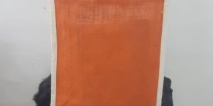 Orange Jute Carry Bag