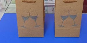 Paper Wine Bottle Bag