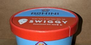 Printed Paper Food Container with Lid