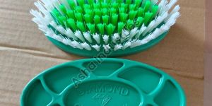 Diamond Long Bristle Plastic Cloth Washing Brush