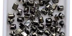 9-7 mm Emerald Cut Black Diamond