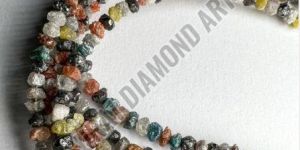 Multicolor Uncut Diamond Beads