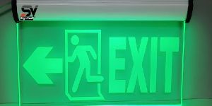 LED Exit Left Side Arrow