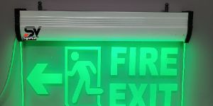 LED Fire Exit Left Side Arrow
