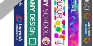 Multicolour Lanyards Printing