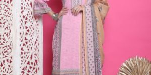 AF5107 Ladies Pink Salwar Kurta Dress Material