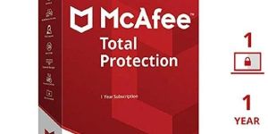 1 User 1 Year McAfee Total Protection Antivirus Software