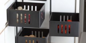 Square Fruit & Vegetable Kitchen Trolley