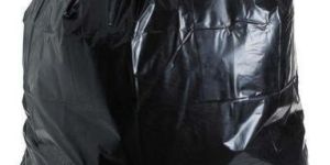 40 X 48 Inch Black HDPE Garbage Bag
