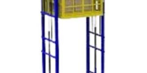 Double Mast Hydraulic Goods Lift