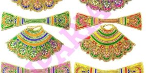 Navratri Special Radha Rani Poshak - Everyday Devi MATA Dress Vastra MATA Rani Silk Poshak