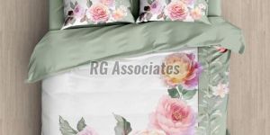 Cotton Digital Print Bedsheet